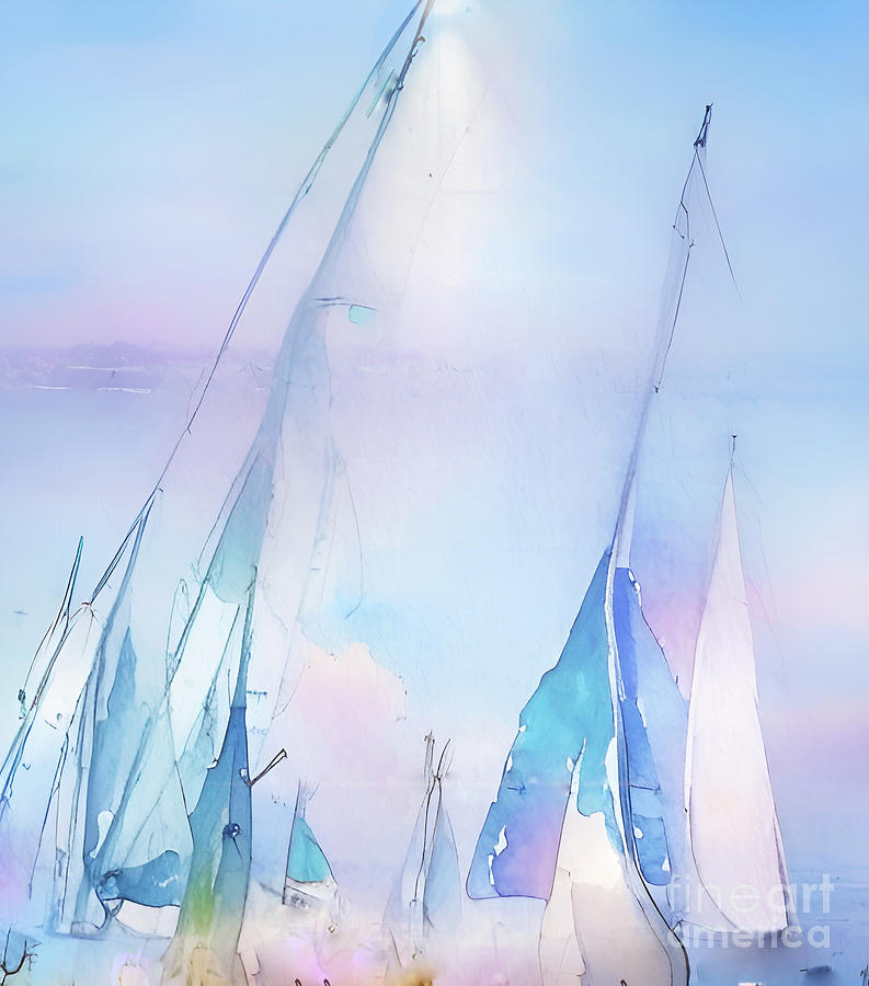 Setting Sail Digital Art by Holly Winn Willner