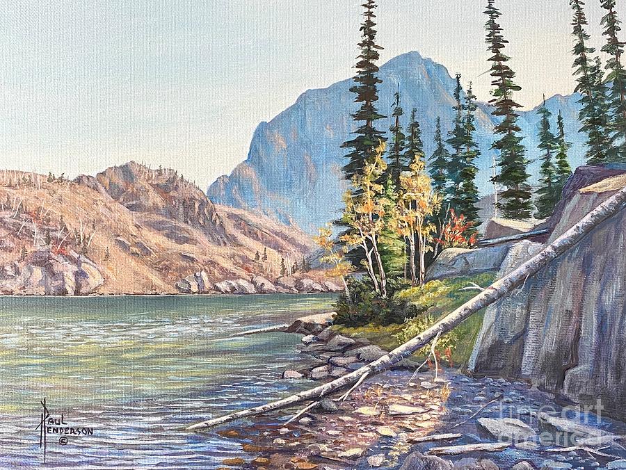 Seven Devils Lakes II Painting