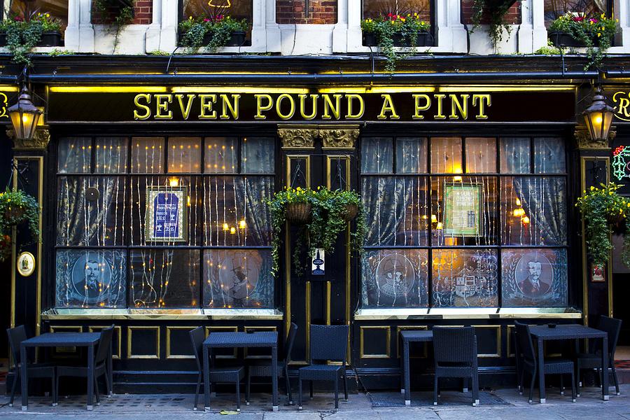 Seven Pound A Pint Pub Photograph