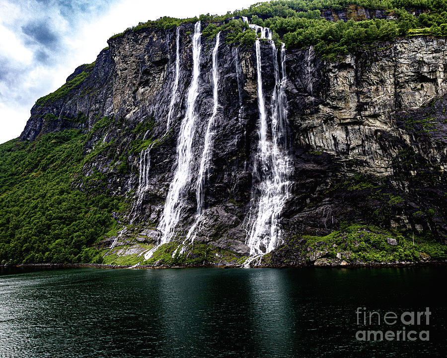 Seven Sisters Waterfall, Geiranger, Norway Photograph by Thomas Marchessault