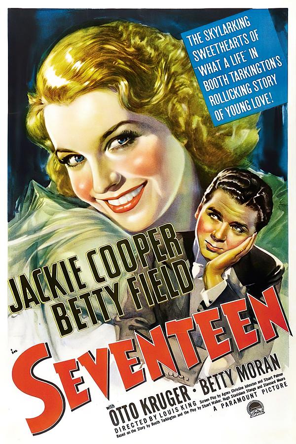 Seventeen, movie poster, 1940 - art by Sergio Gargiulo Mixed Media by Movie World Posters