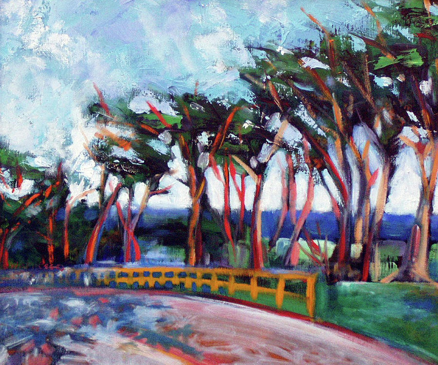 Seventeen Mile Drive Painting by Walter Fahmy