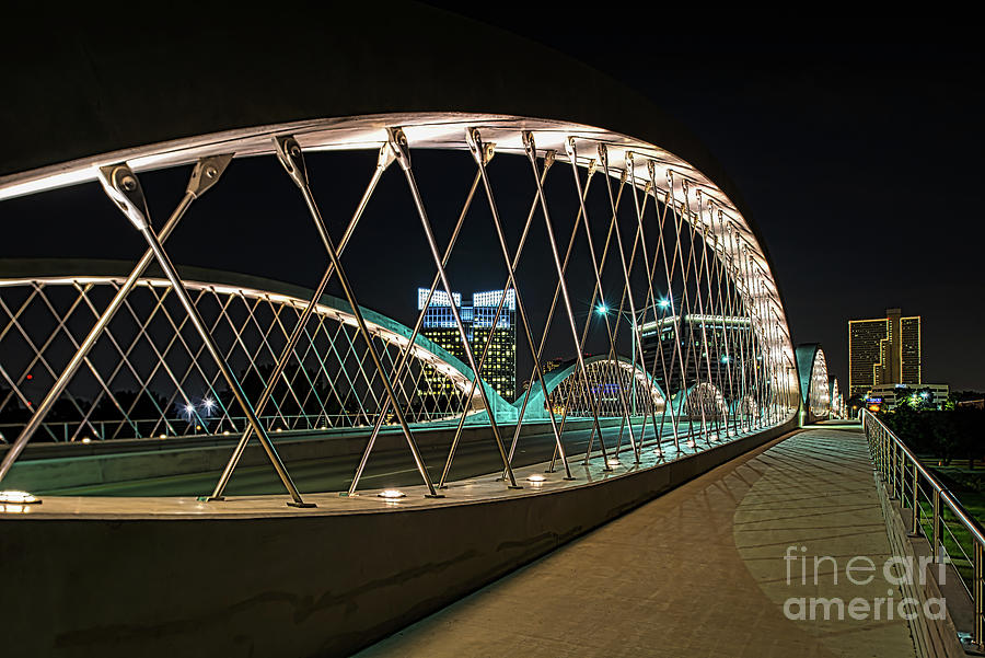 Seventh Street Bridge Fort Worth Texas Photograph by Bee Creek Photography - Tod and Cynthia
