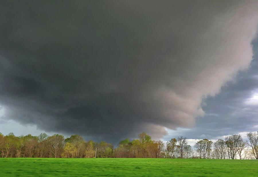 Severe Spring Storm Photograph by Ally White Severe Spring Storm Photograph by Ally White