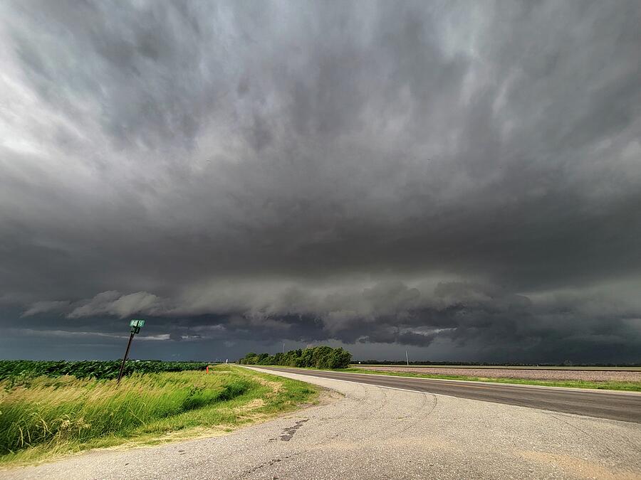 Severe Storm Near Rockford Nebraska Photograph by Ally White Severe Storm Near Rockford Nebraska Photograph by Ally White
