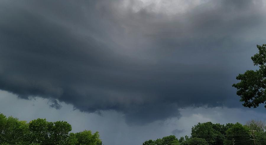 Severe Thunderstorm in Goodlettsville, Tennessee  Photograph by Ally White