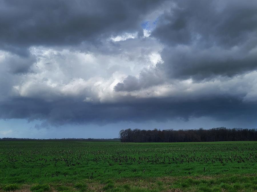 Severe Thunderstorm Near Keysburg, Kentucky  Photograph by Ally White