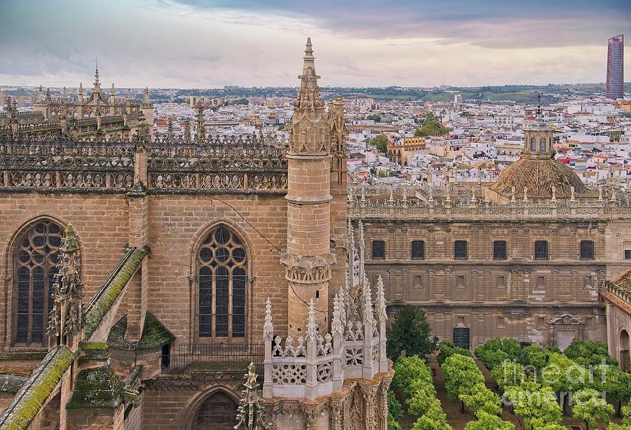 Seville Cathedral Cityscape View - 2 Photograph by Philip Preston
