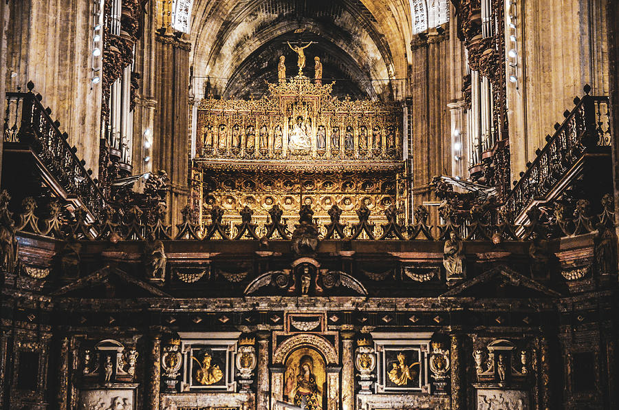 Seville, Gothic Cathedral - 02 Photograph by AM FineArtPrints