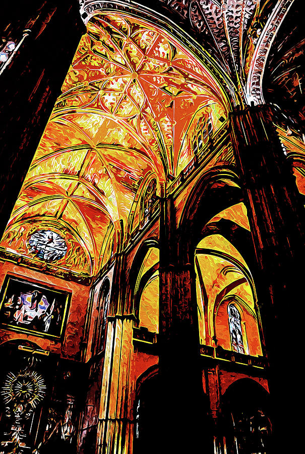 Seville, Gothic Cathedral - 25 Painting by AM FineArtPrints