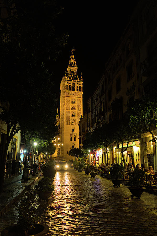 Seville Streets and Giralda Tower Photograph by Angelo DeVal
