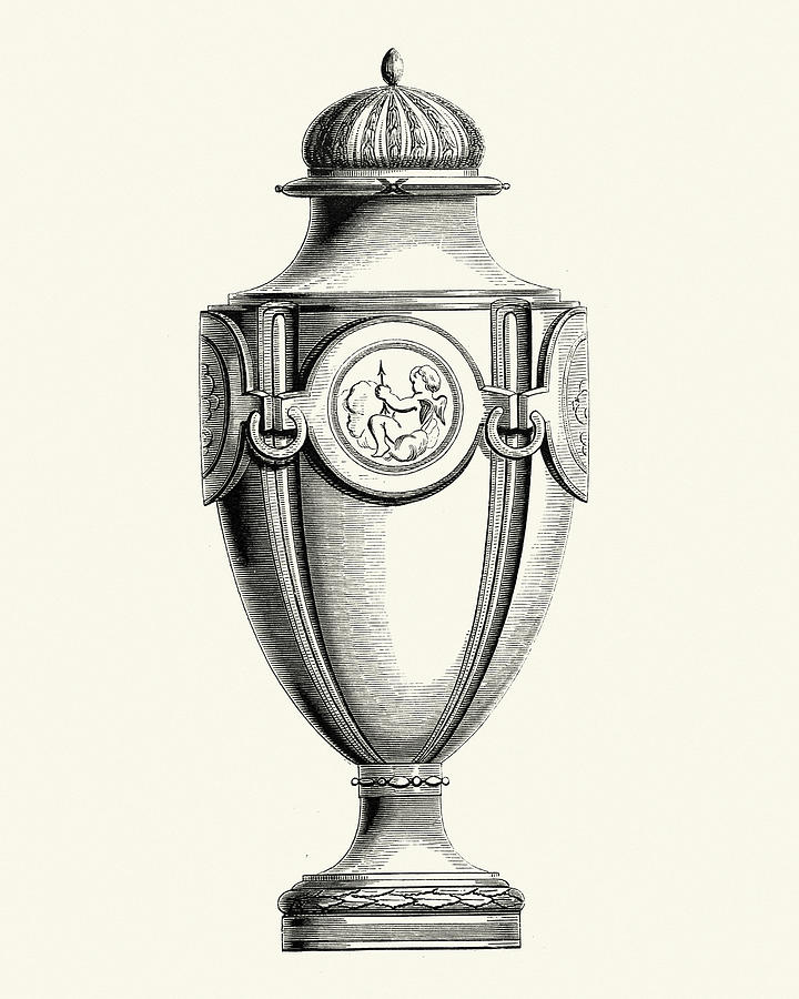 Sevresware Vase Drawing by Duncan1890