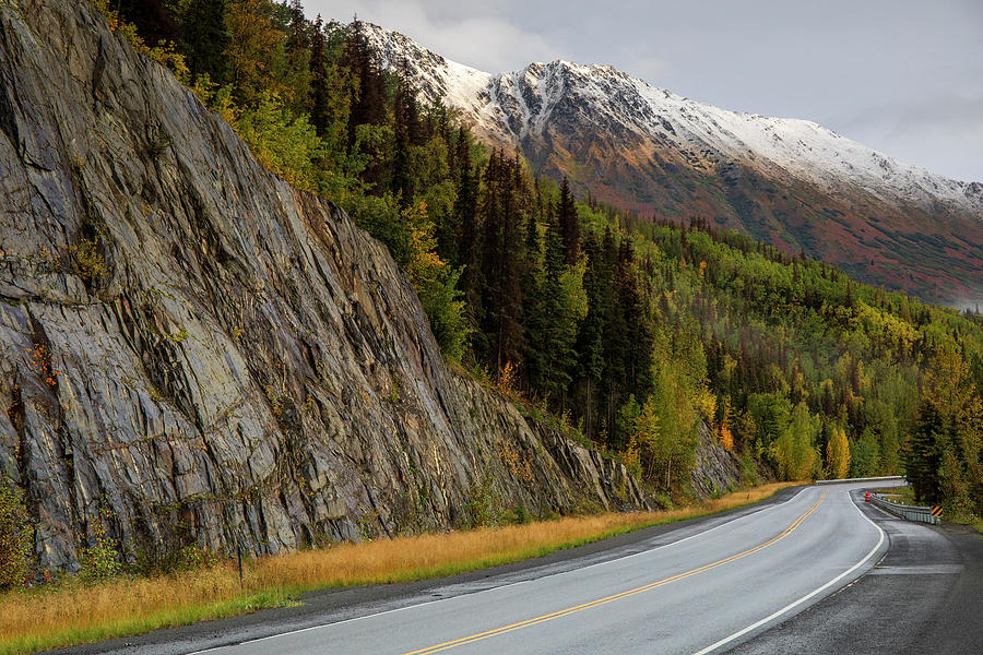 Seward Highway Alaska Autumn Passage Photograph