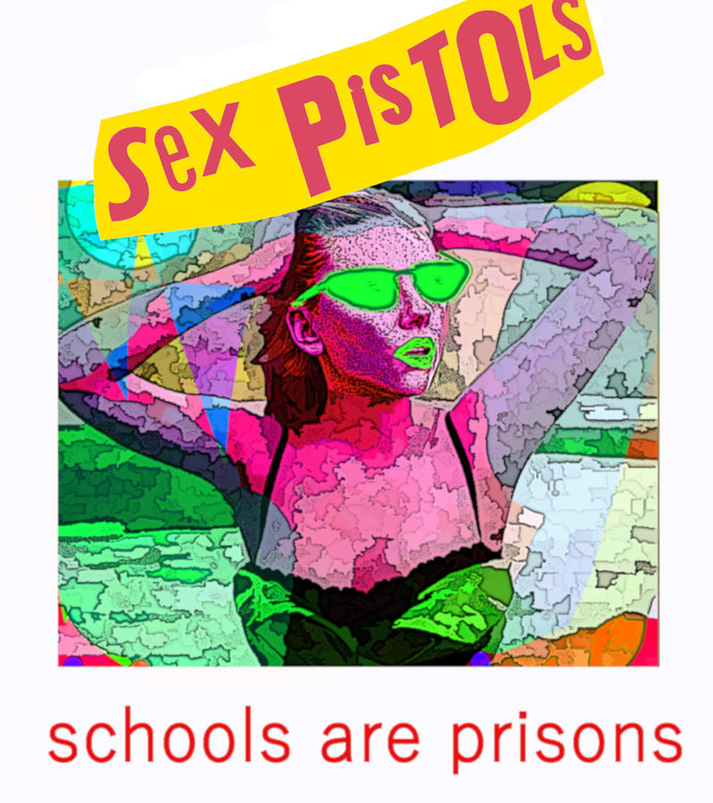 Sex Pistols Schools R Prisons Drawing
