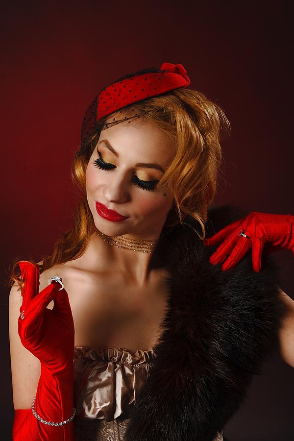 Sexy classy burlesque Digital Art by Vintage Art | Fine Art America