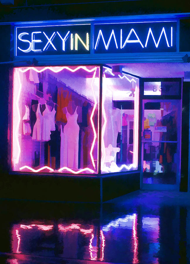 Sexy In Miami Photograph by Lou  Novick