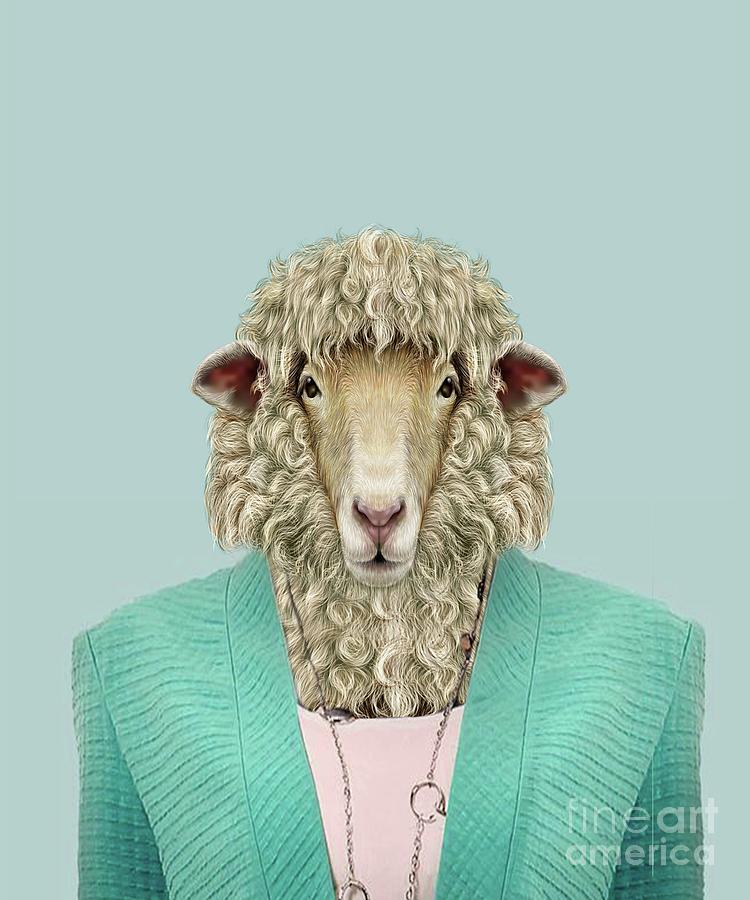 Sexy Lady Sheep Digital Art By Trindira A 