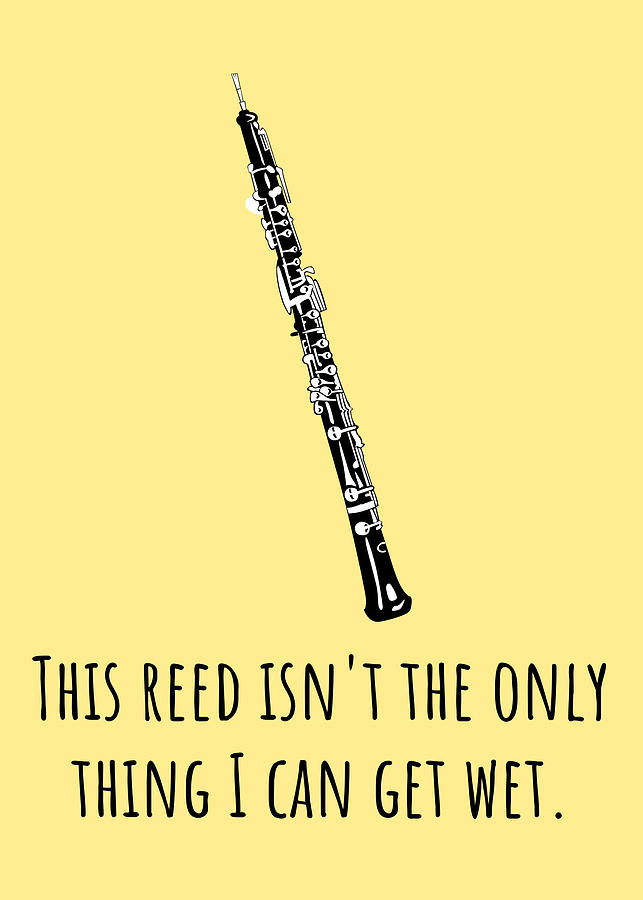 Sexy Oboe Card - Funny Oboe Card - Oboist Greeting Card - Sexy Band ...