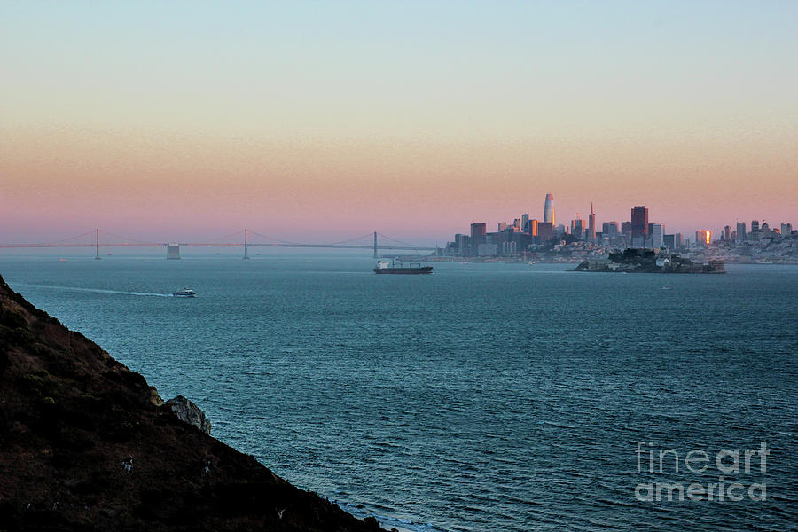 SF At Dusk Photograph by Suzanne Luft