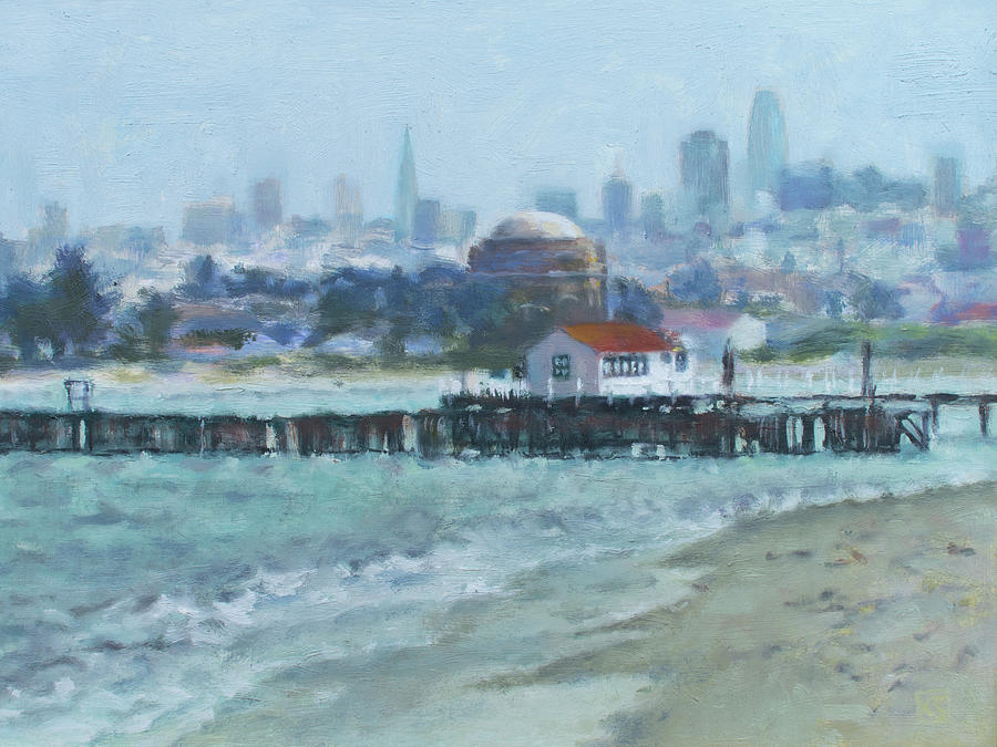 SF View from Crissy Painting by Kerima Swain