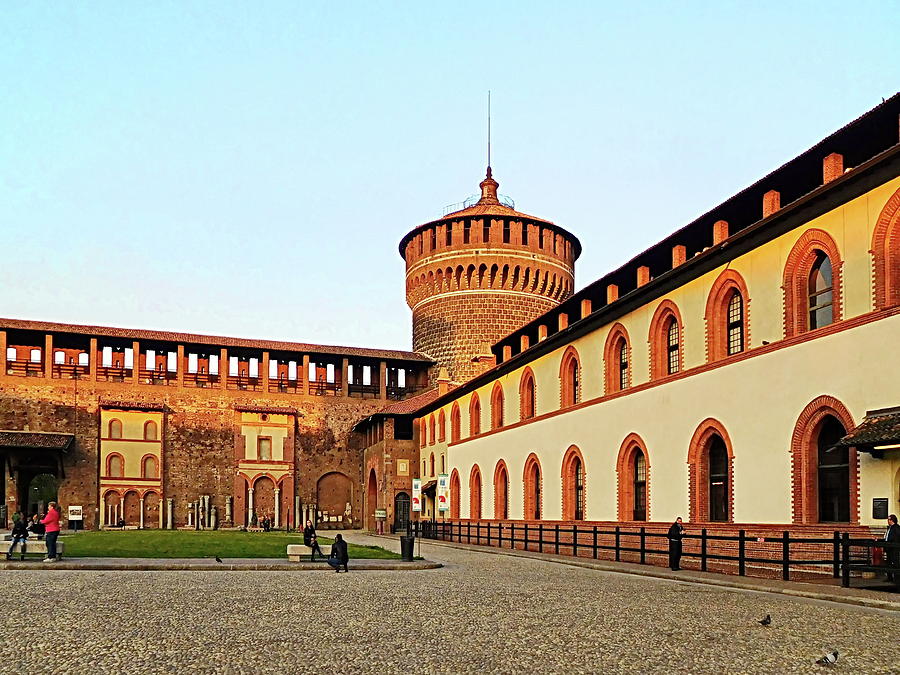 Sforza Castle, Milan, Italy Photograph by Lyuba Filatova