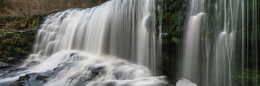 Sgwd Isaf Clun-Gwyn Waterfall Four falls brecon beacons wales Photograph by Sonny Ryse