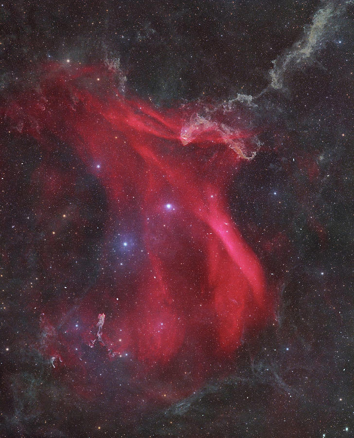 Space Photograph - Sh2-126 - The Great Lacerta Nebula by Dennis Sprinkle