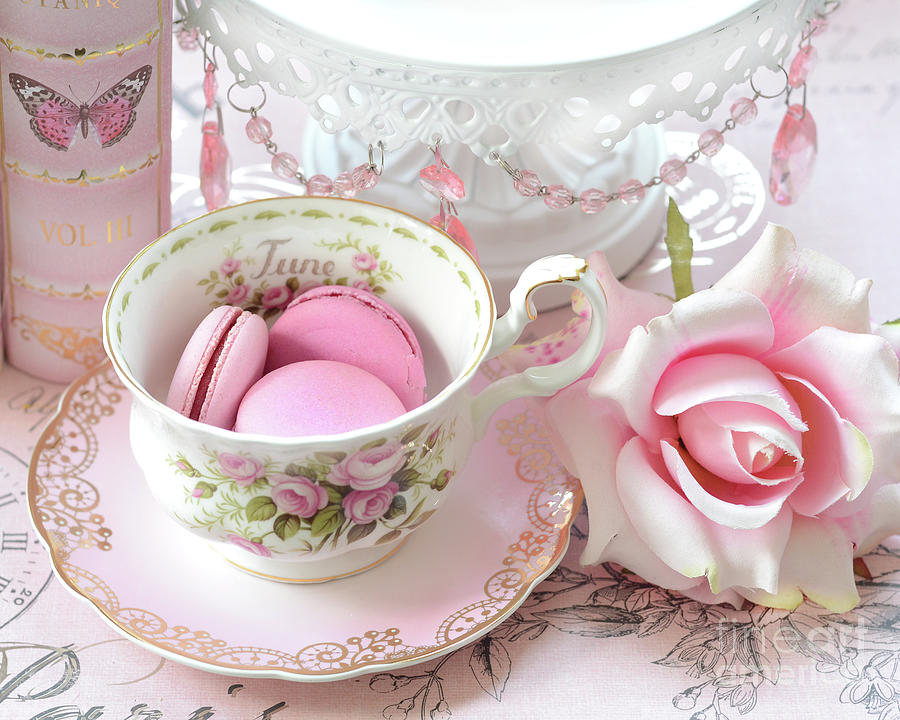 https://images.fineartamerica.com/images/artworkimages/mediumlarge/3/shabby-chic-pink-white-teacup-kitchen-macarons-rose-romantic-cottage-chic-pastel-pink-romantic-decor-kathy-fornal.jpg