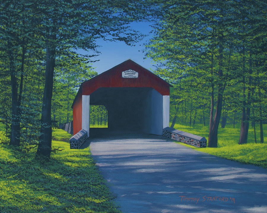 Shade at Cabin Run Painting by Timothy Stanford
