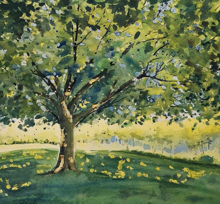 Shade Tree Painting by Sheila Romard