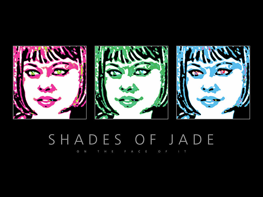 Shades Of Jade Poster Digital Art by David Davies