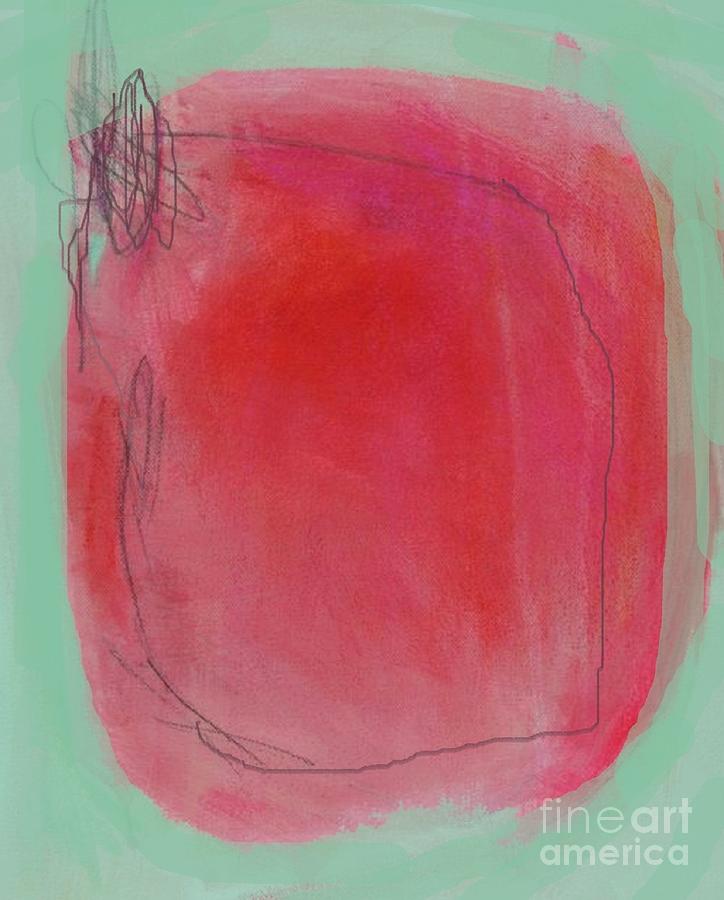 Shades of Pink - abstract Painting by Vesna Antic