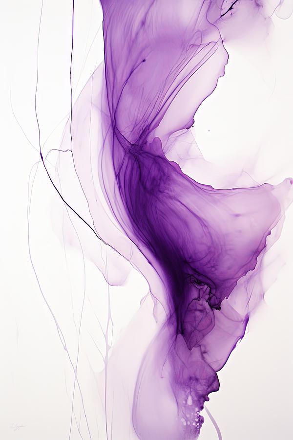 Grape Painting - Shades of Purple by Lourry Legarde