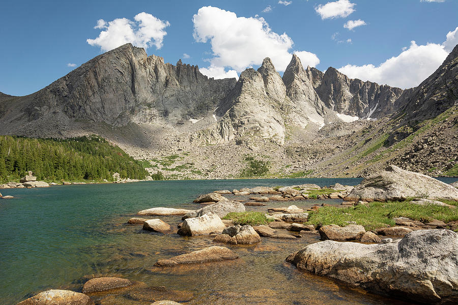 Shadow Lake Day - Wyoming Photograph by Aaron Spong