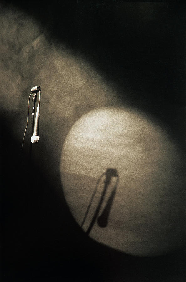 Shadow of Dangling Microphone Photograph by Jonnie Miles