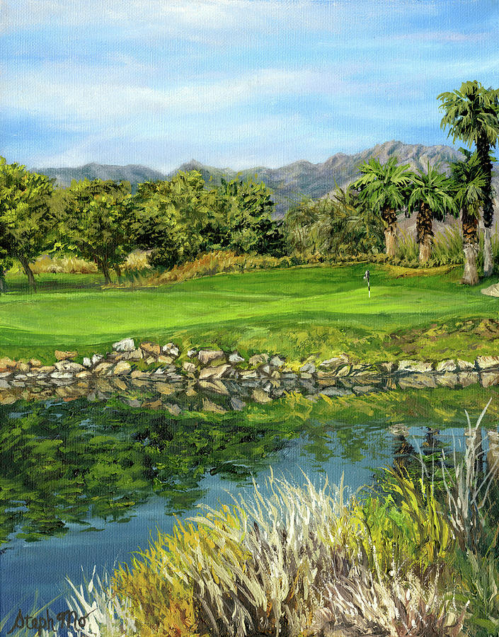 Golf Painting - Shadow Ridge Golf Club by Steph Moraca