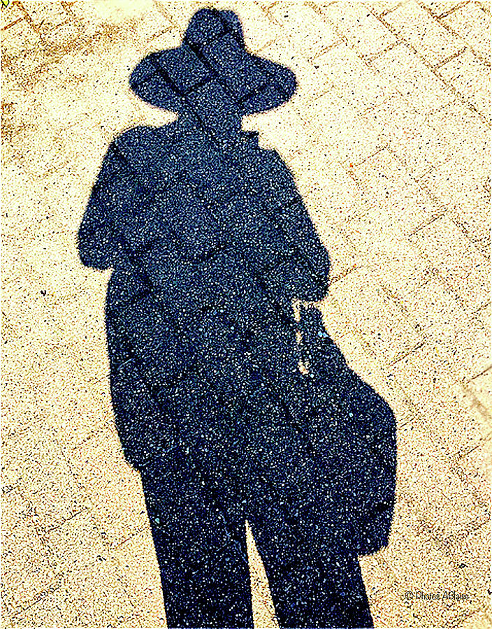 Shadow Self Portrait Photograph by Yvonne Blasy