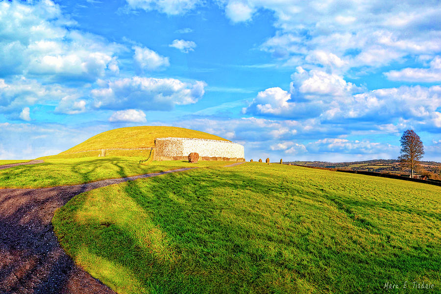 Shadows Fall on Newgrange in Ireland Photograph by Mark E Tisdale