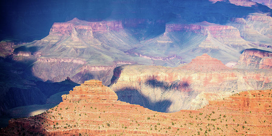 Shadows of the Grand - Panoramic Photograph by Marla Brown