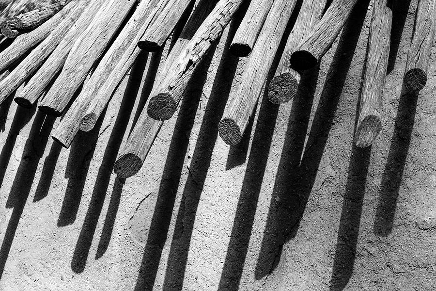 Shadows of Wood-001-M Photograph by David Allen Pierson Shadows of Wood-001-M Photograph by David Allen Pierson