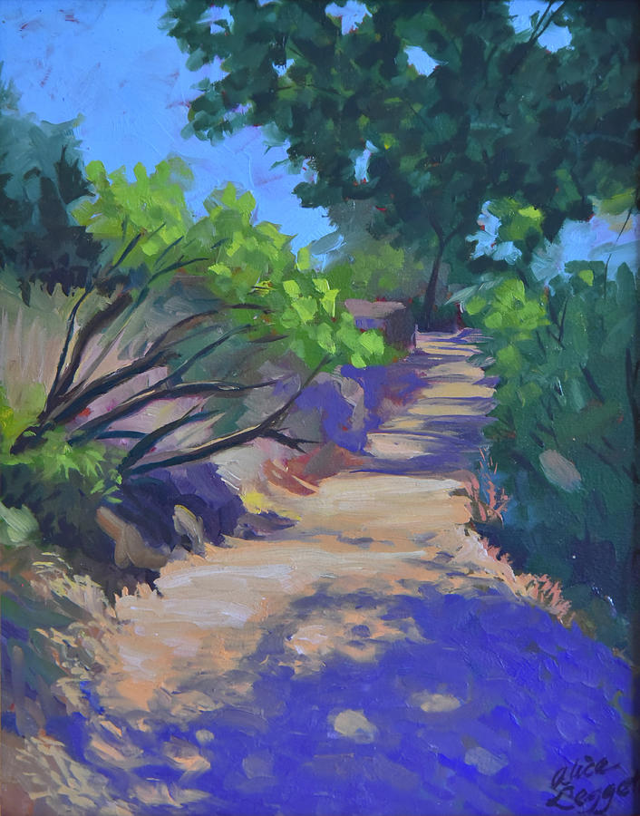 Shady Path Painting by Alice Leggett