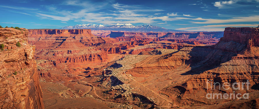 Landscape Photograph - Shafer Canyon Panorama by Inge Johnsson