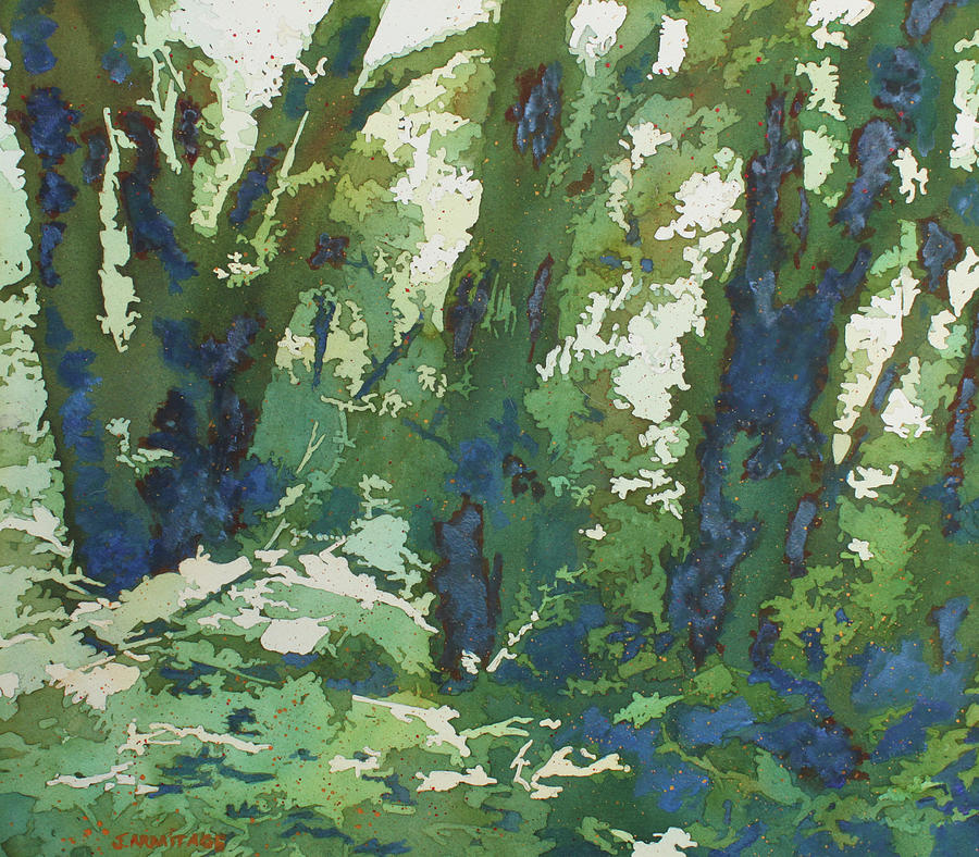 Tree Painting - Shaggy by Jenny Armitage