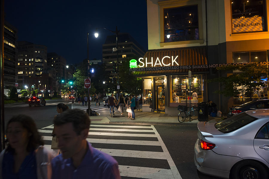 Shake Shack in Washington DC Photograph by Joel Carillet