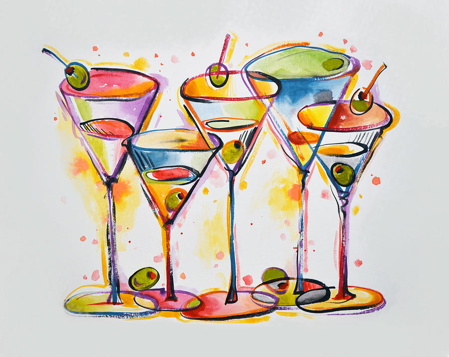 Shaken, Not Stirred Painting by Amy Giacomelli