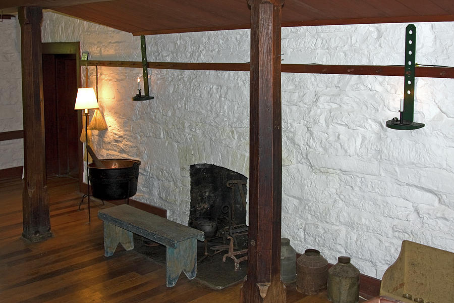 Shaker Village Hearth Photograph by Sally Weigand