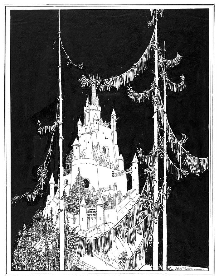 Shakespeare Hamlet illustrations by John Austen - Elsinore Drawing by John Archibald Austen Shakespeare Hamlet illustrations by John Austen - Elsinore Drawing by John Archibald Austen