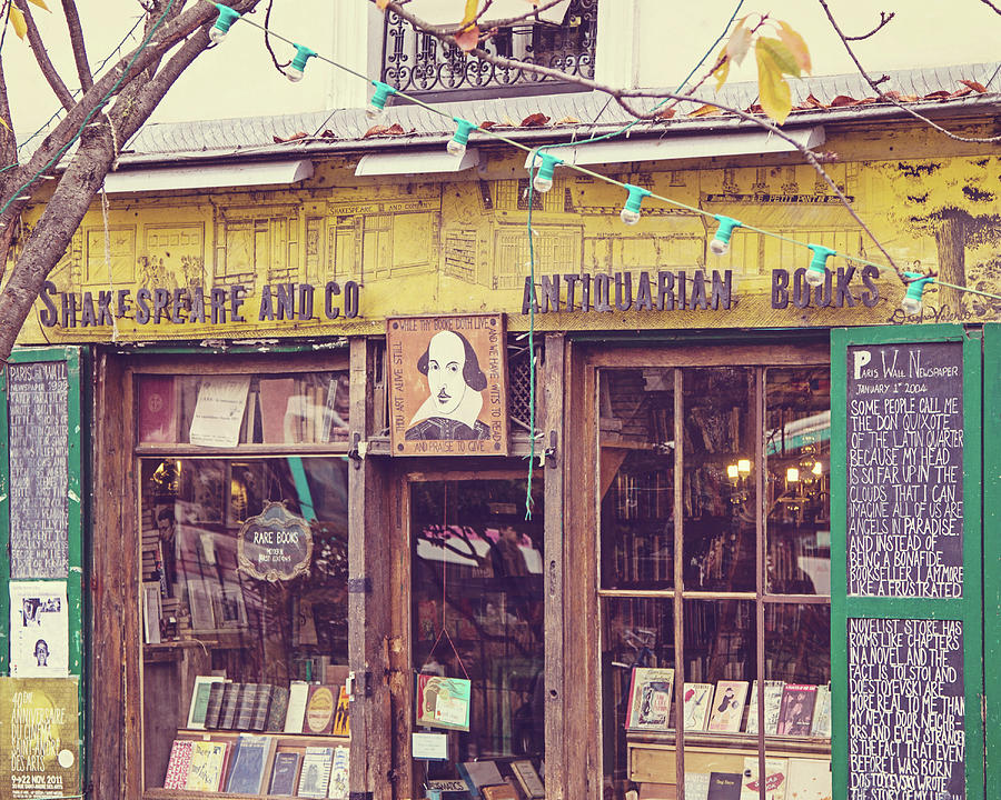 Bookshop in Paris Photograph by Melanie Alexandra Price