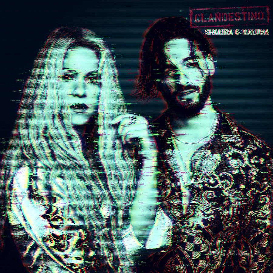 Shakira Colombian Singer And Songwriter Maluma Colombian Singer And