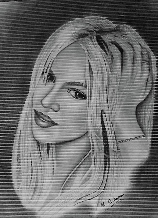 Shakira Drawing by Mark Osburn Fine Art America